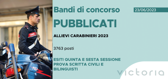 Concorso 1650 Allievi Agenti Polizia di Stato 2023 (Aperto ai Civili) -  Esiti Quinta Seduta Prova Scritta