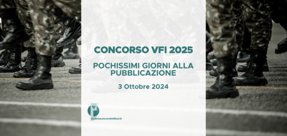 Concorso VFI Esercito – Marina – Aeronautica: manca poco alla pubblicazione