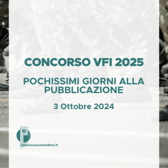 Concorso VFI Esercito – Marina – Aeronautica: manca poco alla pubblicazione