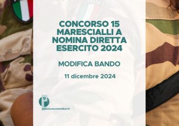 Concorso 6500 VFI Esercito 2024 – Graduatoria 1 Blocco: Avviati a Selezione