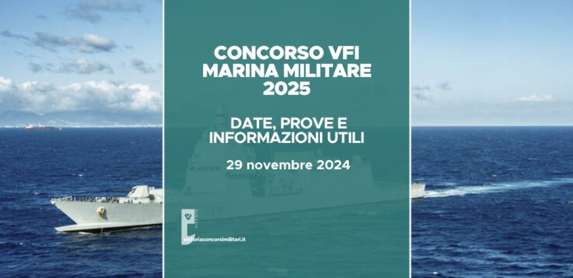 Concorso 2500 VFI Marina 2025