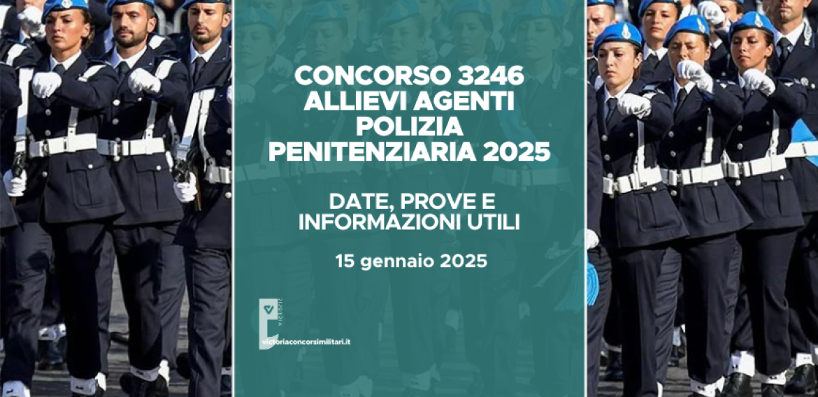 Concorso Polizia Penitenziaria 2025: date, prove e informazioni utili